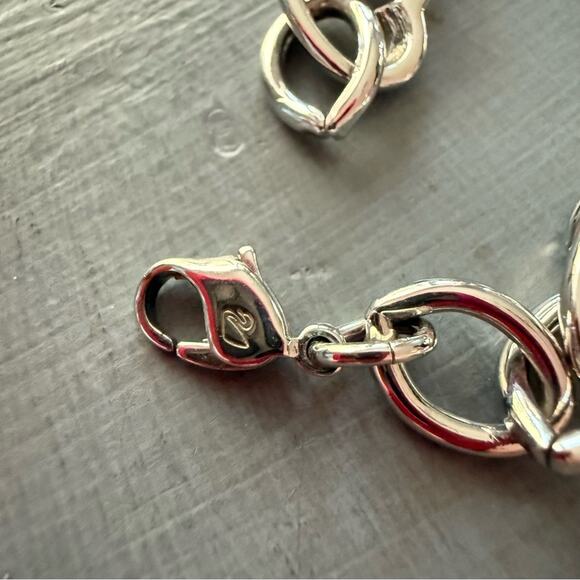 Swarovski Crystal Silver Heart Bracelet - Picture 3 of 9